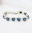 Silversmith & Fused Glass Bracelet